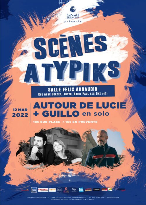 Affiche AUTOUR DE LUCIE + GUILLO ok